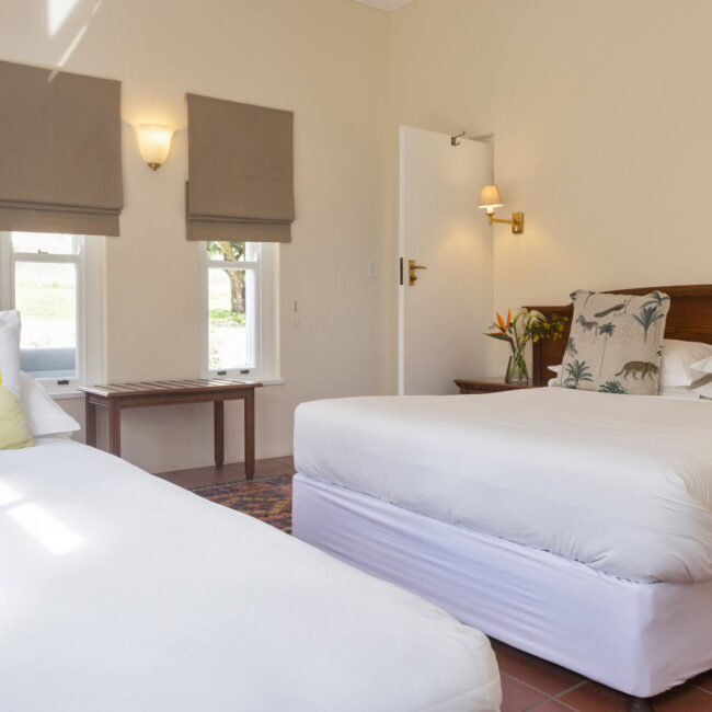 Stellenbosch guest farm family bedroom